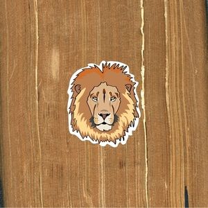 Lion Vinyl Stickers | Digital Drawing